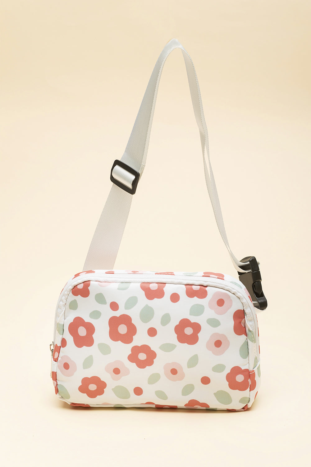 Bolsa Crossbody de estampado de flores vintage de los 60