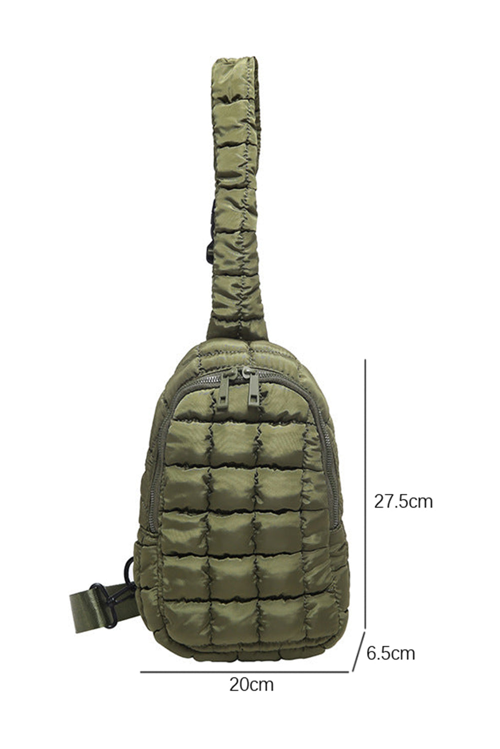 Puffer Brossbody-Tasche mit vierblättrigem Kleeblatt