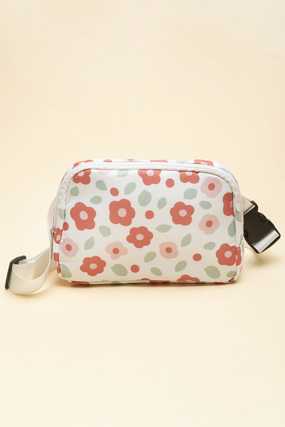 Bolsa Crossbody de estampado de flores vintage de los 60