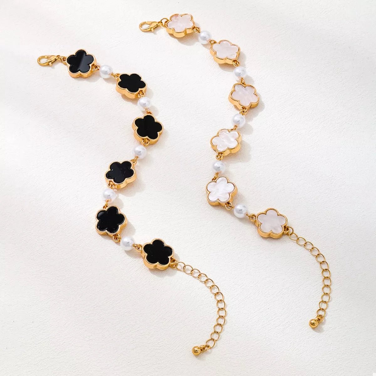 18k Gold - Plated Alloy Flower Bracelet - MAD RUFFI