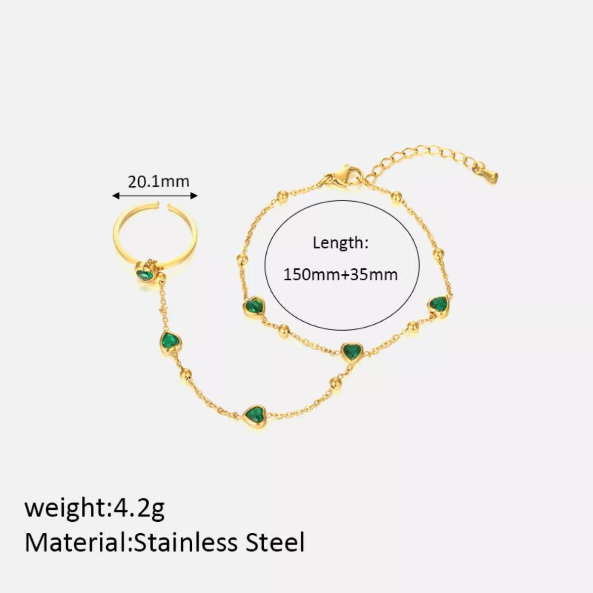 18K Gold - Plated Chain Bracelet - MAD RUFFI