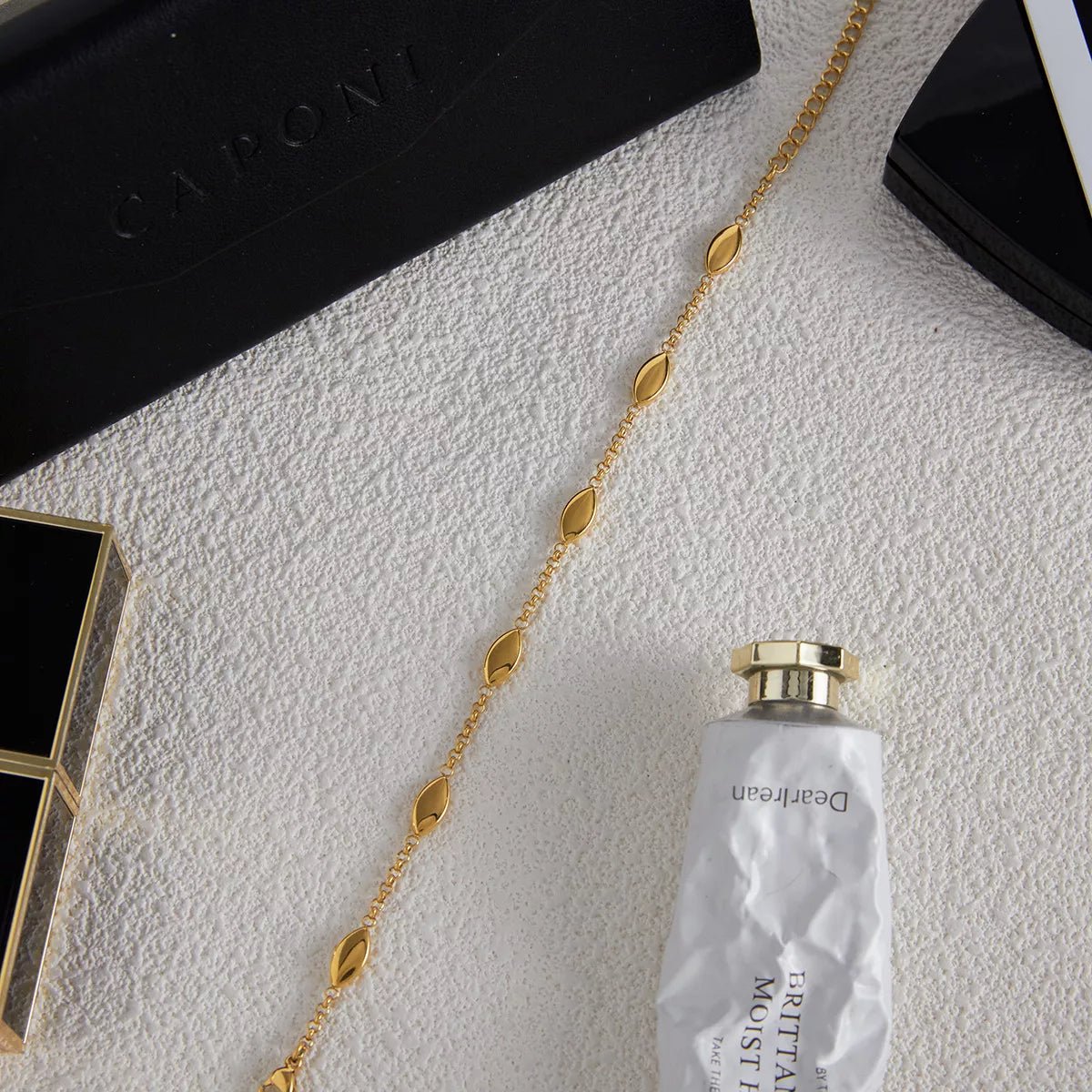 18K Gold - Plated Chain Link Bracelet - MAD RUFFI