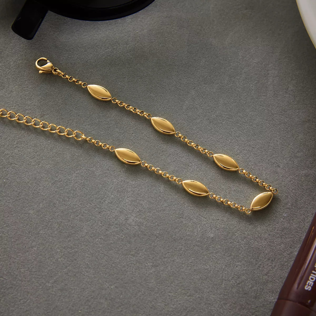 18K Gold - Plated Chain Link Bracelet - MAD RUFFI