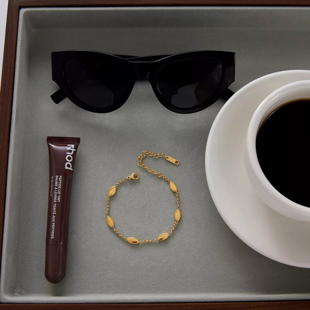 18K Gold - Plated Chain Link Bracelet - MAD RUFFI