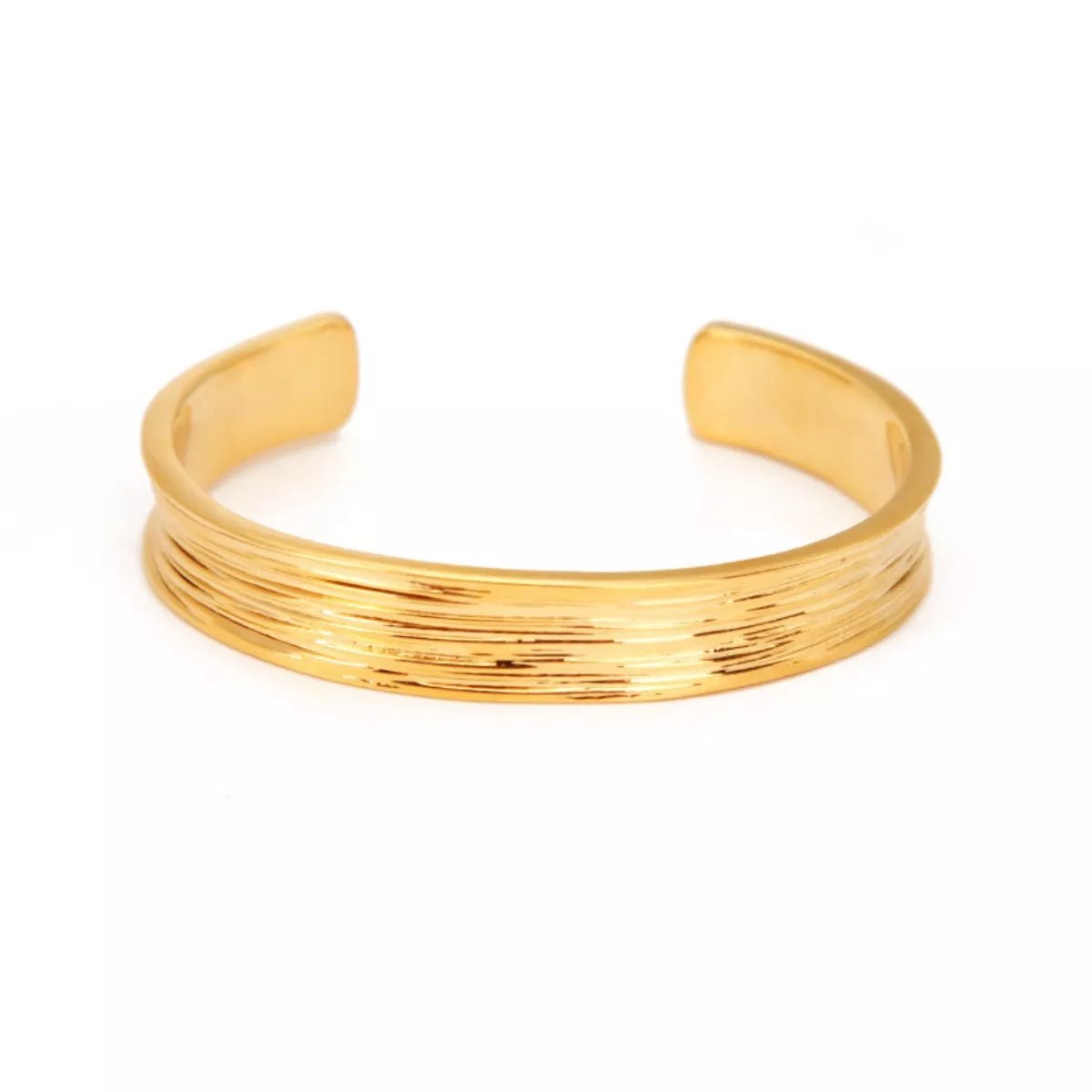18K Gold - Plated Copper Open Bracelet - MAD RUFFI