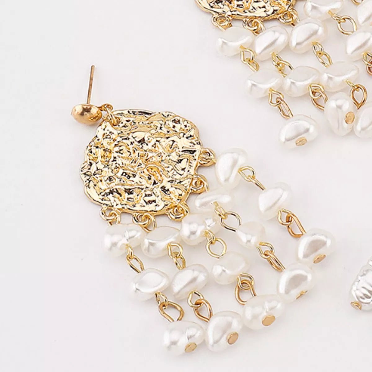 18K Gold - Plated Dangle Earrings - MAD RUFFI