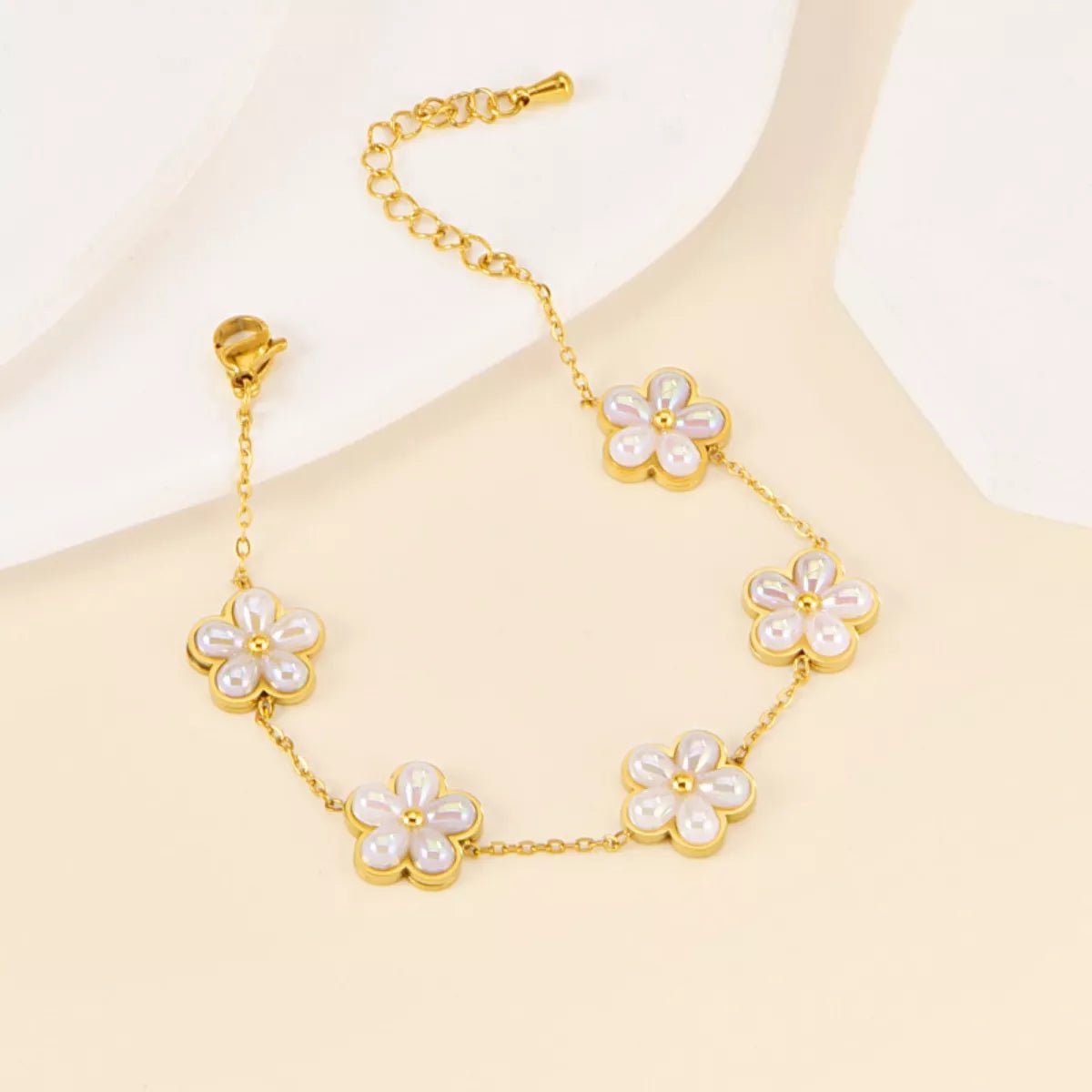 18K Gold - Plated Flower Jewelry Set - MAD RUFFI