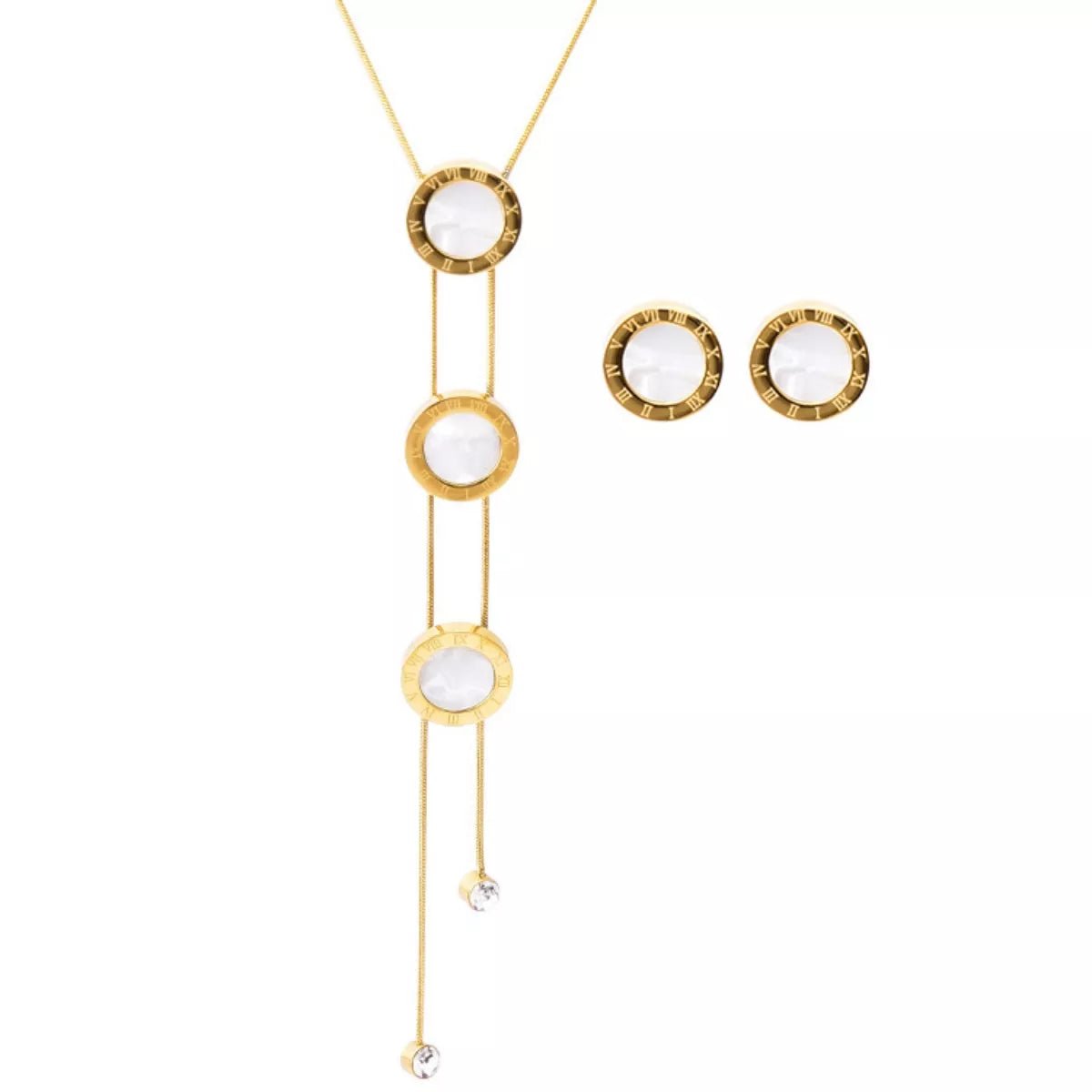 18K Gold - Plated Shell Jewelry Set - MAD RUFFI