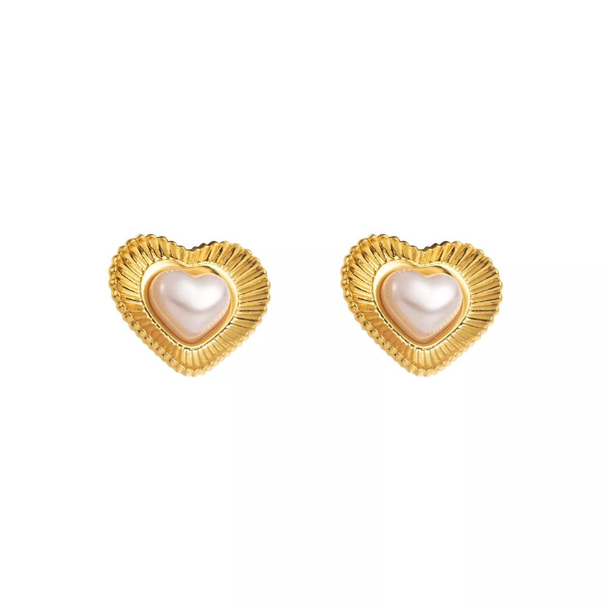 18K Gold - Plated Stud Earrings - MAD RUFFI