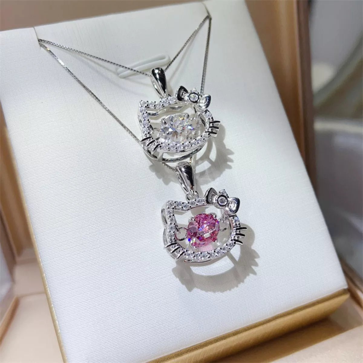 2 Carat Moissanite 925 Sterling Pendant Silver - MAD RUFFI