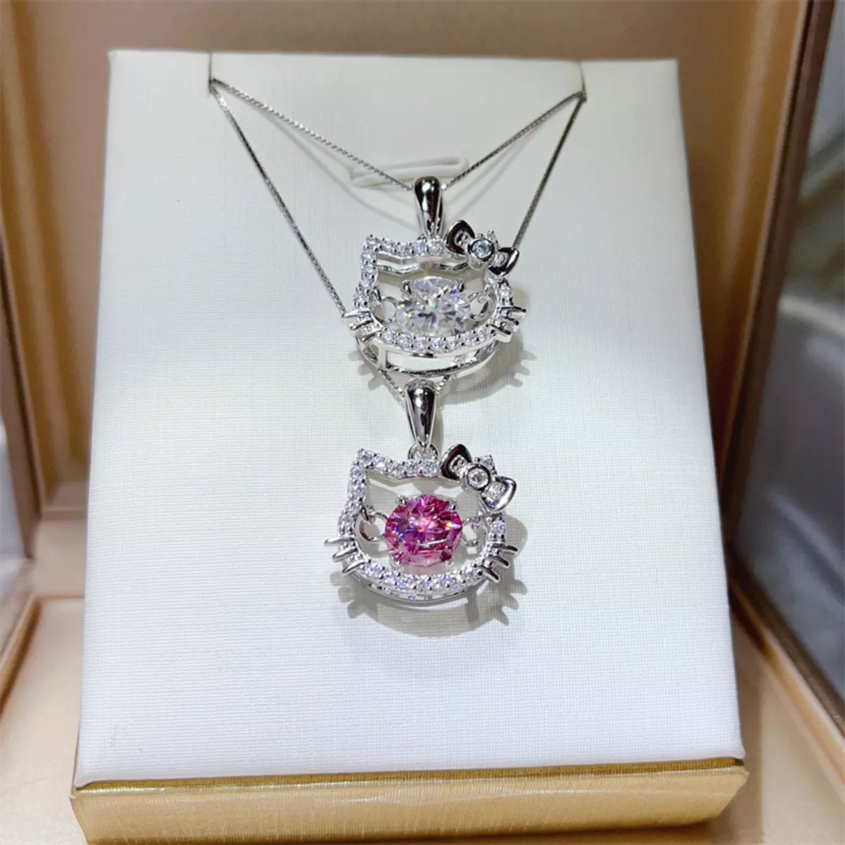 2 Carat Moissanite 925 Sterling Pendant Silver - MAD RUFFI