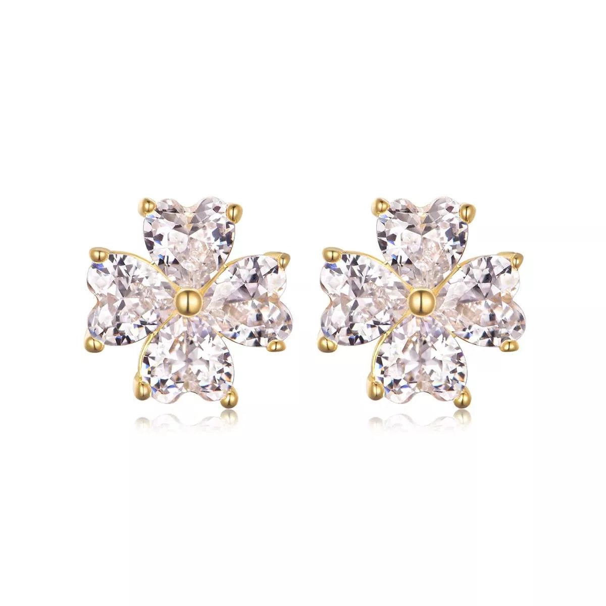 2.4 Carat Moissanite 925 Sterling Silver Stud Earrings - MAD RUFFI