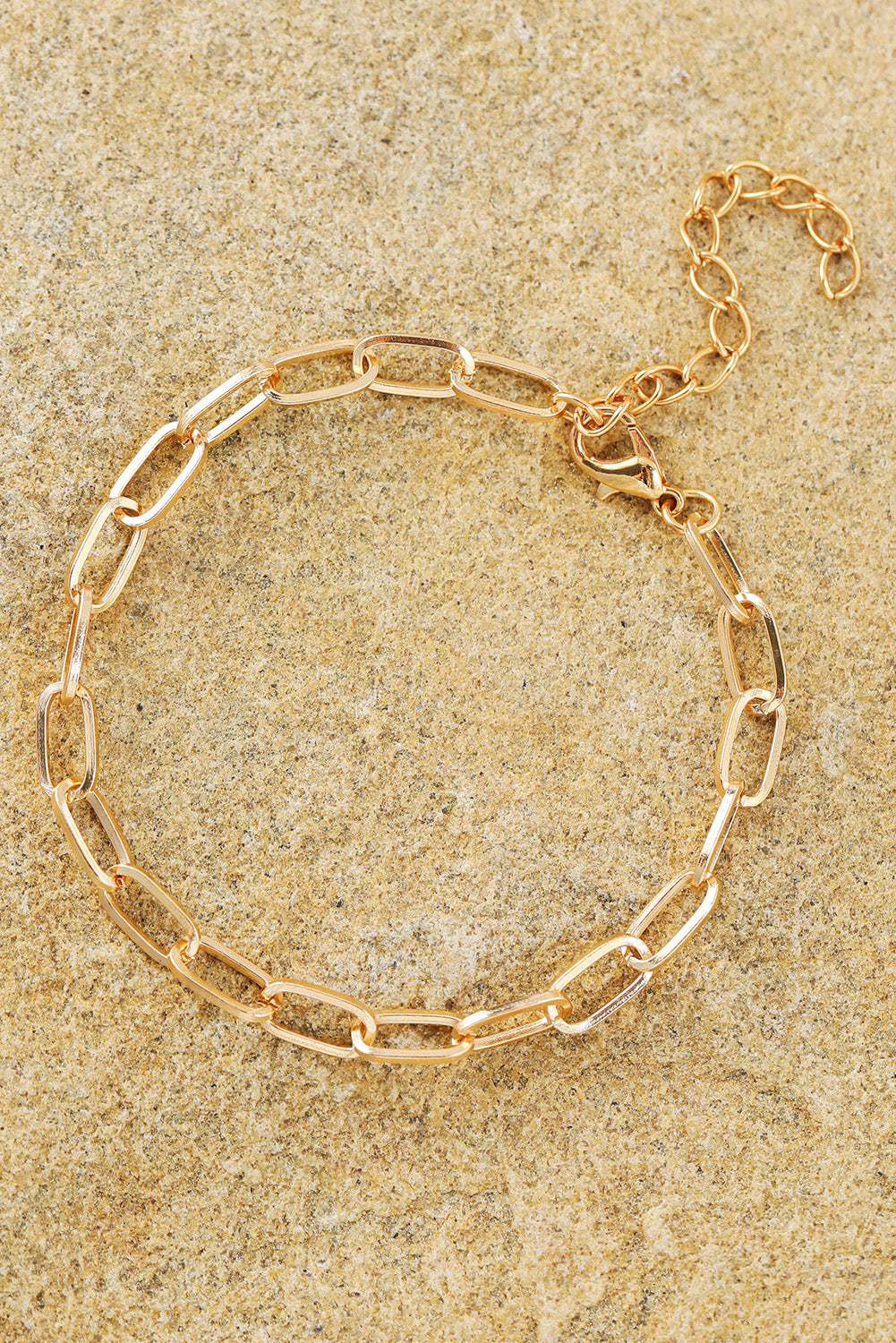 Gold Multi Layered Adjustable Chain Bracelet Set for Women