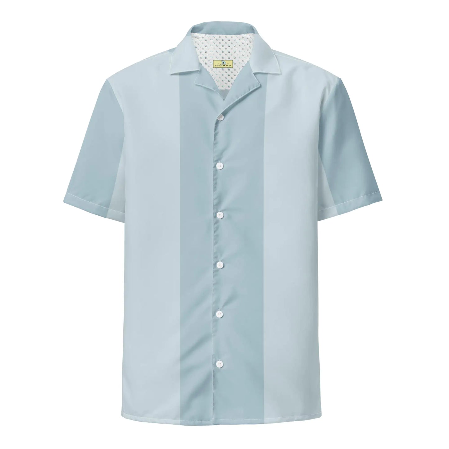 Camisa de botón azul Mako: ¡sumérgete en la elegancia costera!