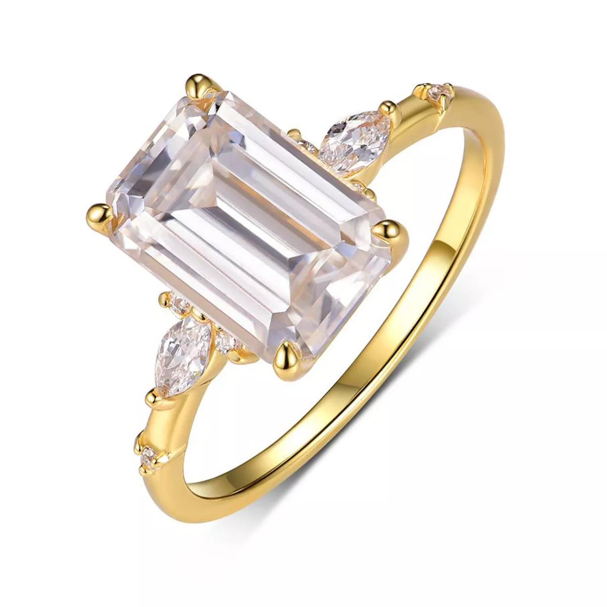 3.5 Carat Moissanite 925 Sterling Silver Ring - MAD RUFFI