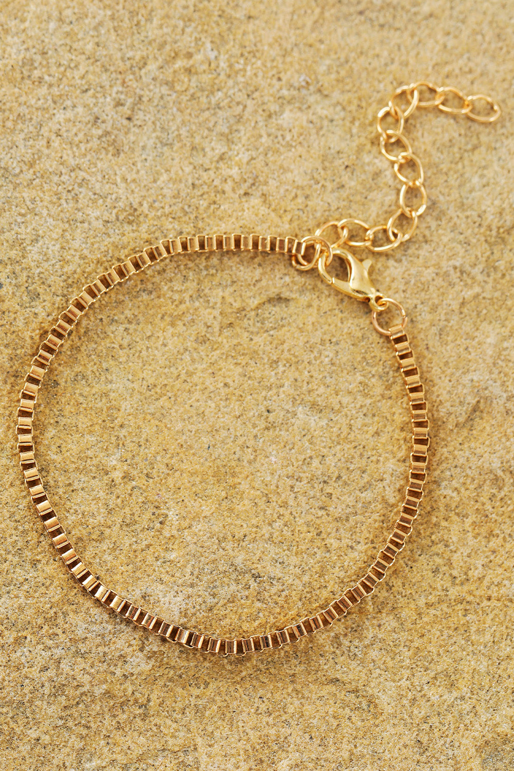 Gold Multi Layered Adjustable Chain Bracelet Set for Women