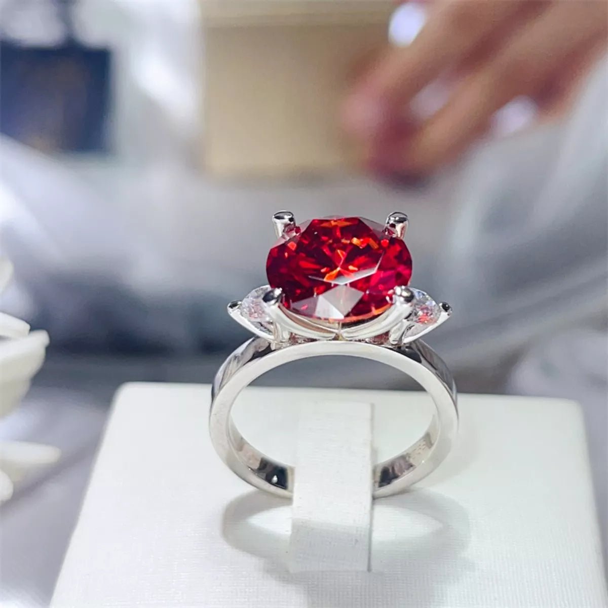 5 Carat Moissanite 925 Sterling Silver Ring - MAD RUFFI