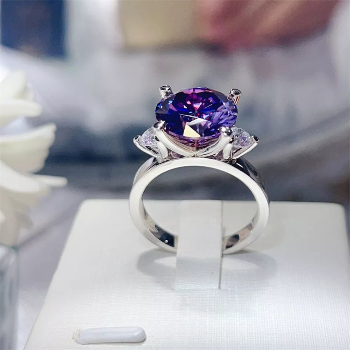 5 Carat Moissanite 925 Sterling Silver Ring - MAD RUFFI