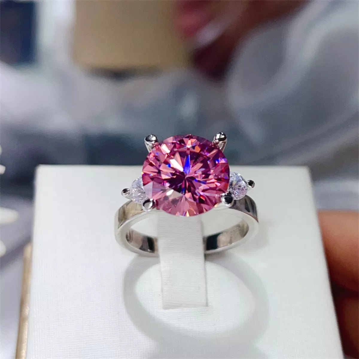 5 Carat Moissanite 925 Sterling Silver Ring - MAD RUFFI