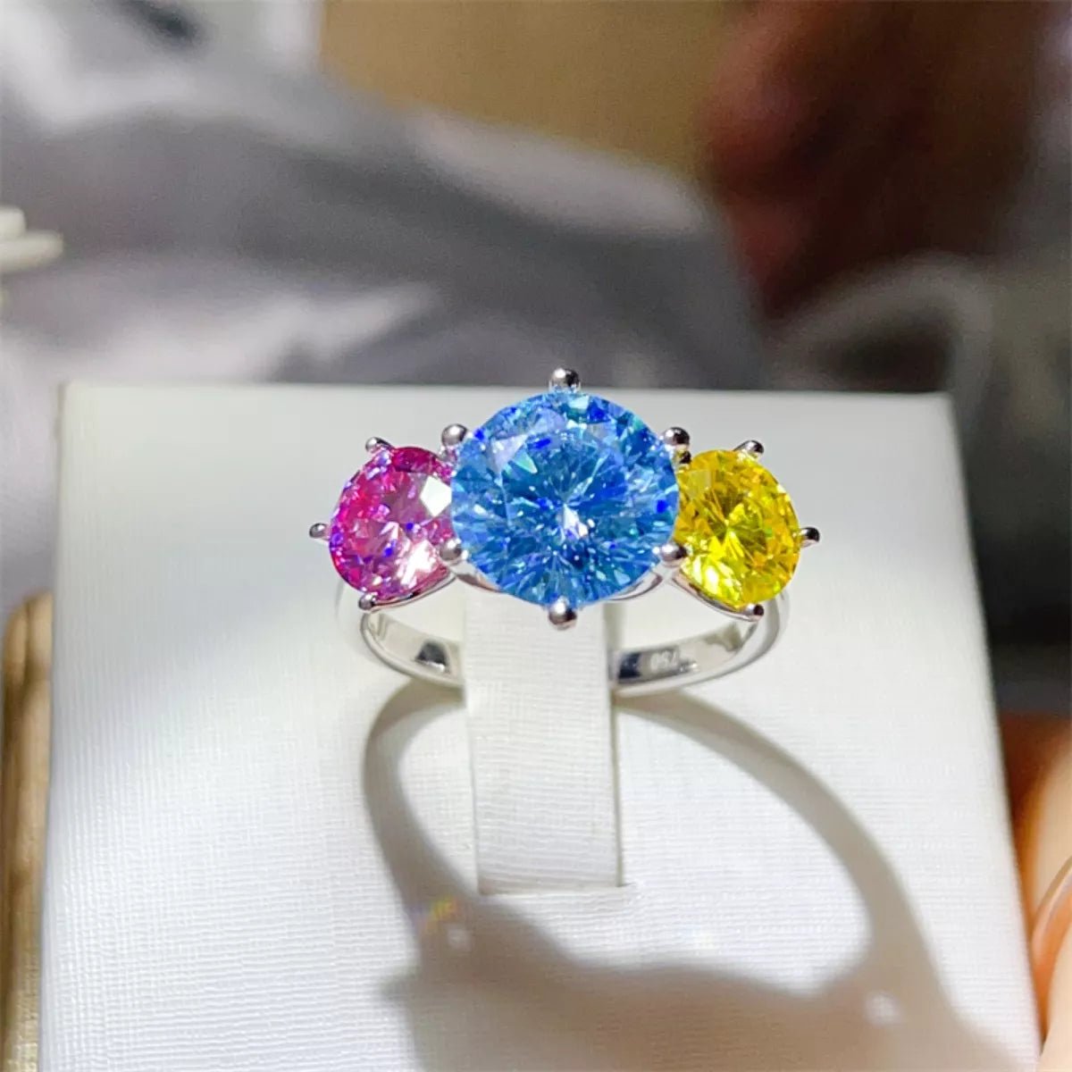 5 Carat Moissanite 925 Sterling Silver Ring - MAD RUFFI