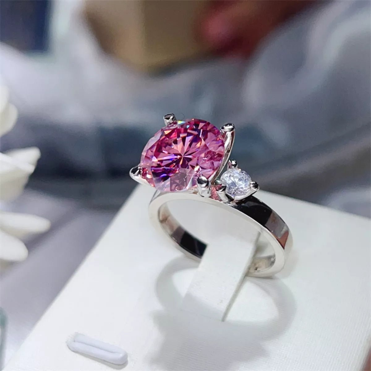 5 Carat Moissanite 925 Sterling Silver Ring - MAD RUFFI