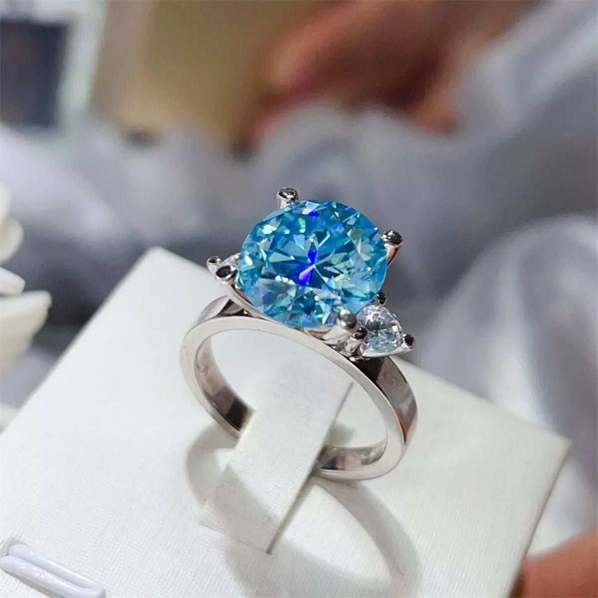 5 Carat Moissanite 925 Sterling Silver Ring - MAD RUFFI