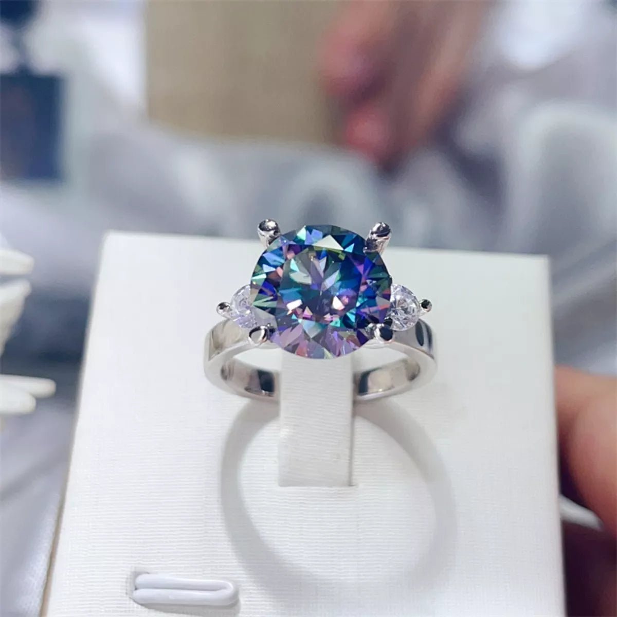 5 Carat Moissanite 925 Sterling Silver Ring - MAD RUFFI