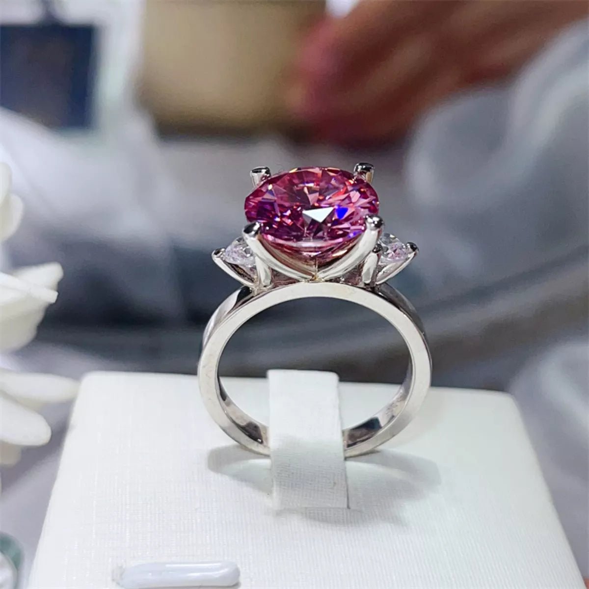 5 Carat Moissanite 925 Sterling Silver Ring - MAD RUFFI