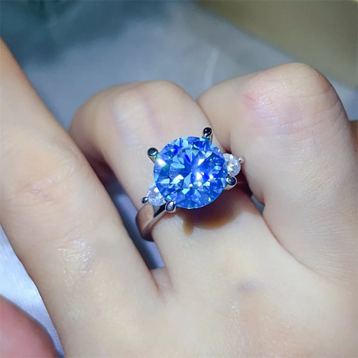 5 Carat Moissanite 925 Sterling Silver Ring - MAD RUFFI