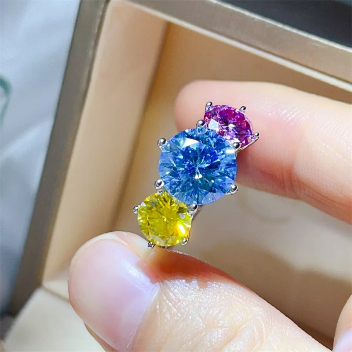 5 Carat Moissanite 925 Sterling Silver Ring - MAD RUFFI