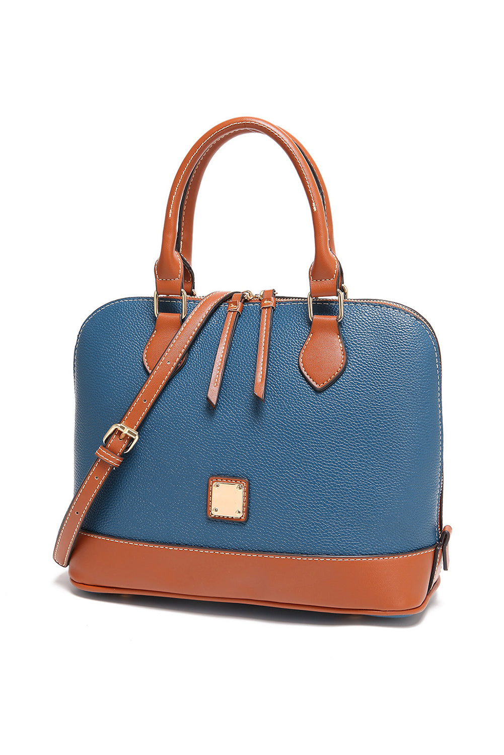 Bolso de cuero PU azul de ashleigh ashleigh