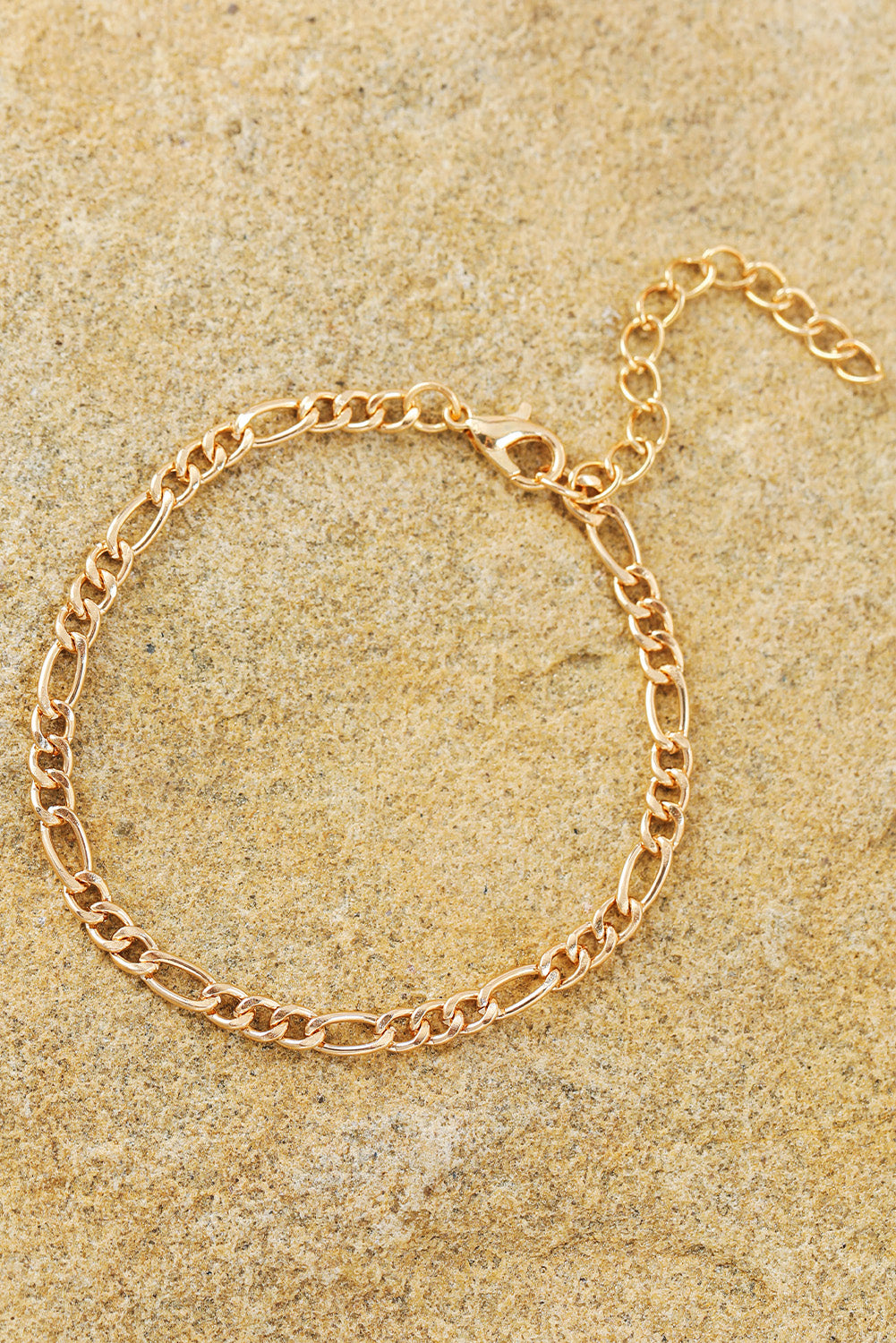 Gold Multi Layered Adjustable Chain Bracelet Set for Women