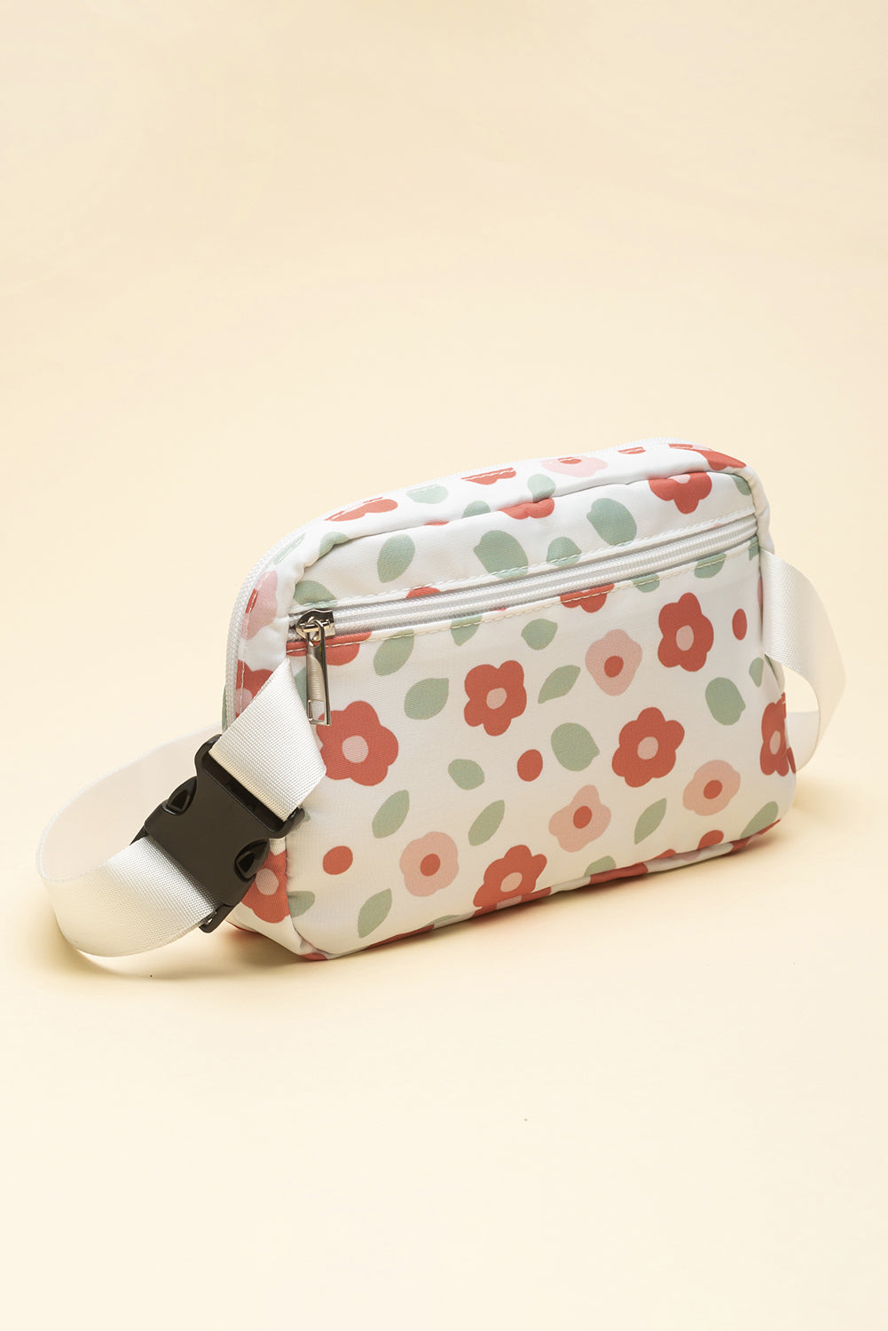 Bolsa Crossbody de estampado de flores vintage de los 60