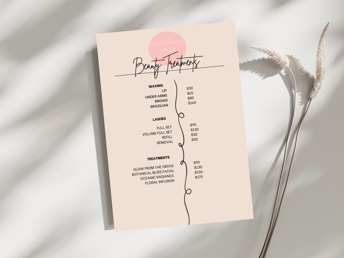 Hairdressing & Beauty PLR Resellable Printable Planner Template