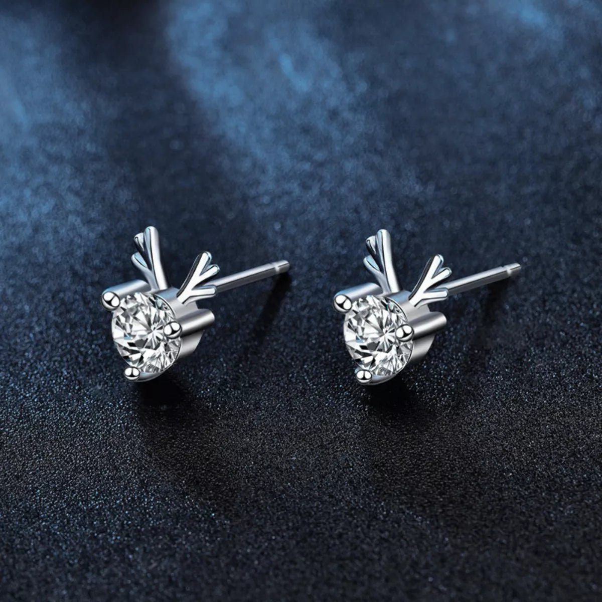 925 Sterling Silver Deer Stud Earrings - MAD RUFFI