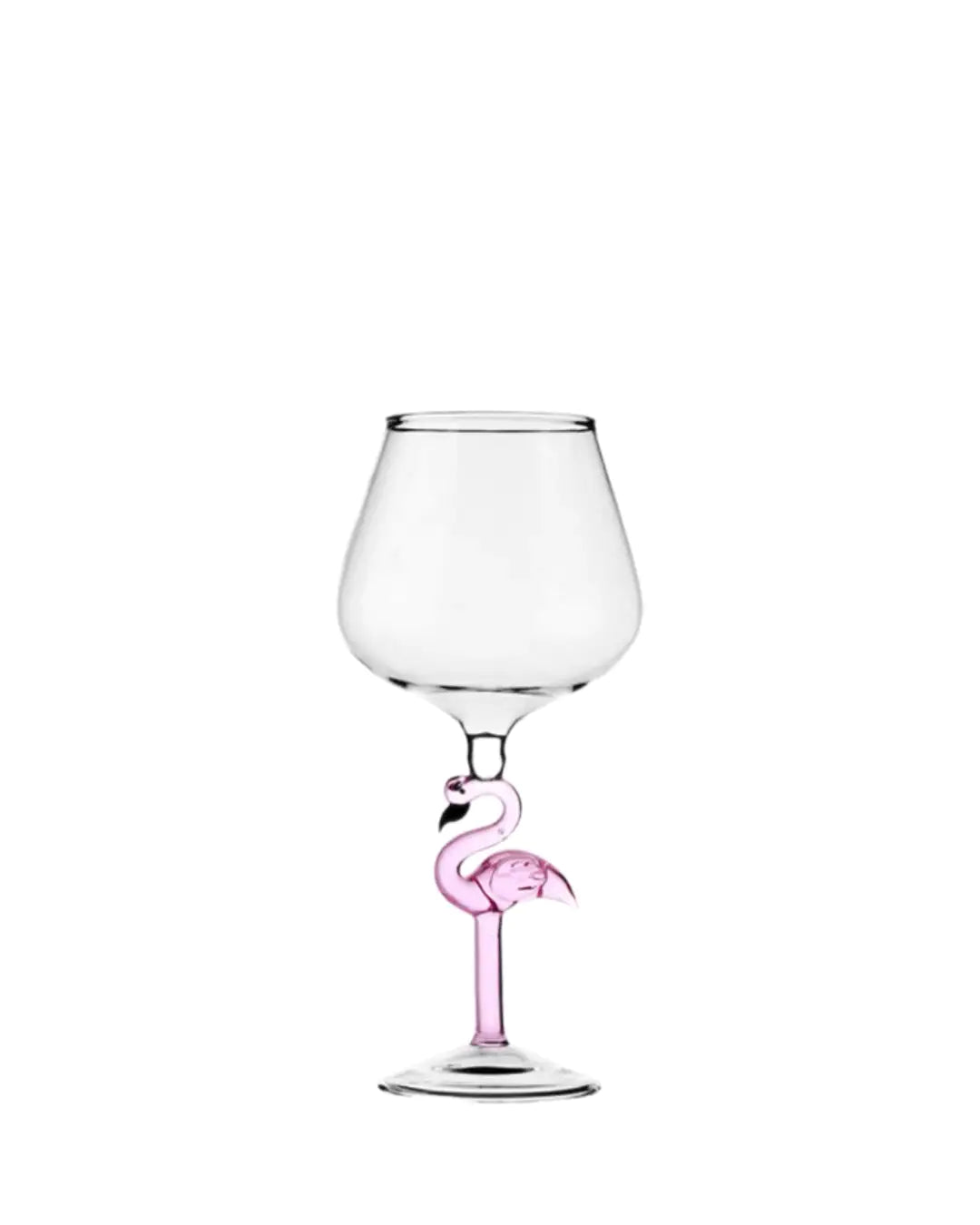 Verre de vin flamant