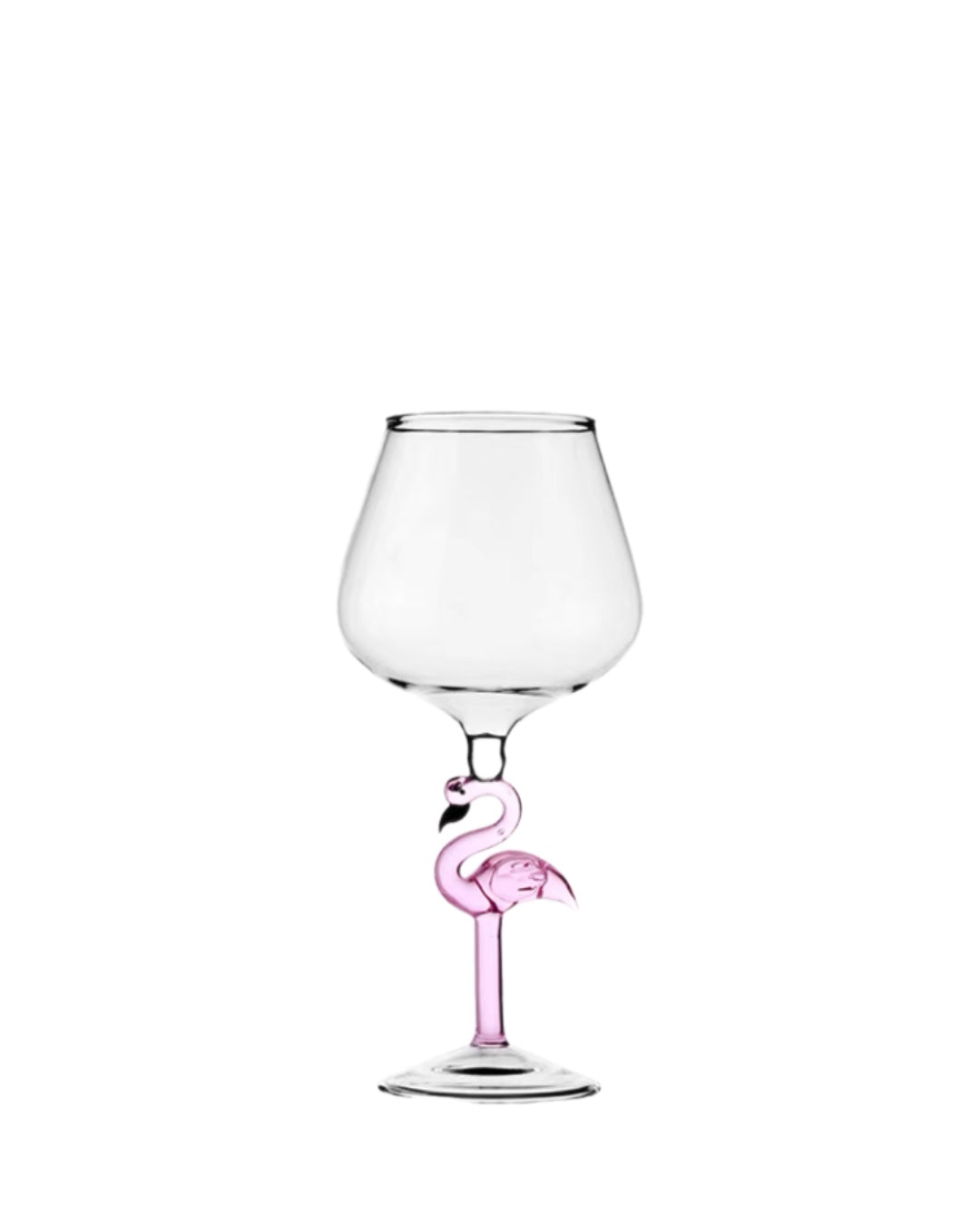 Flamingo Wine Glass