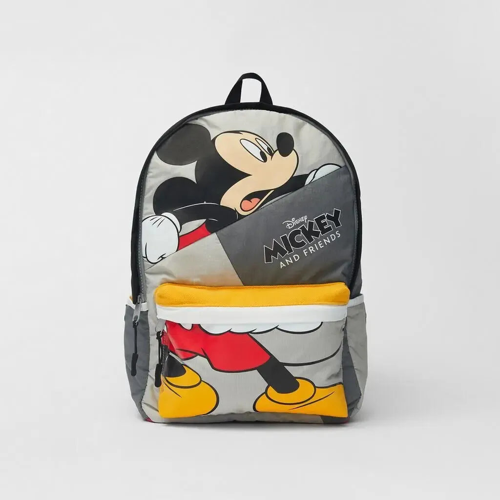 Mochila para niños de dibujos animados de Disney Mickey Mouse - Bolsa escolar elegante para niños y niñas - Perfecto para estudiantes de jardín de infantes