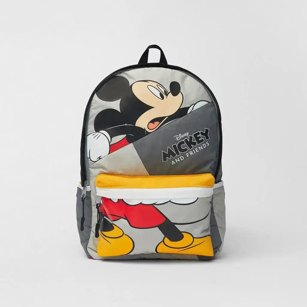 Disney Mickey Mouse Cartoon Kids Backpack - Stylish School Bag for Boys and Girls - Perfect for Kindergarten Students