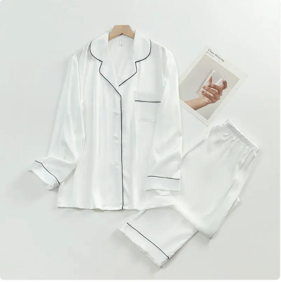 Pyjama-Set mit Revers für Damen