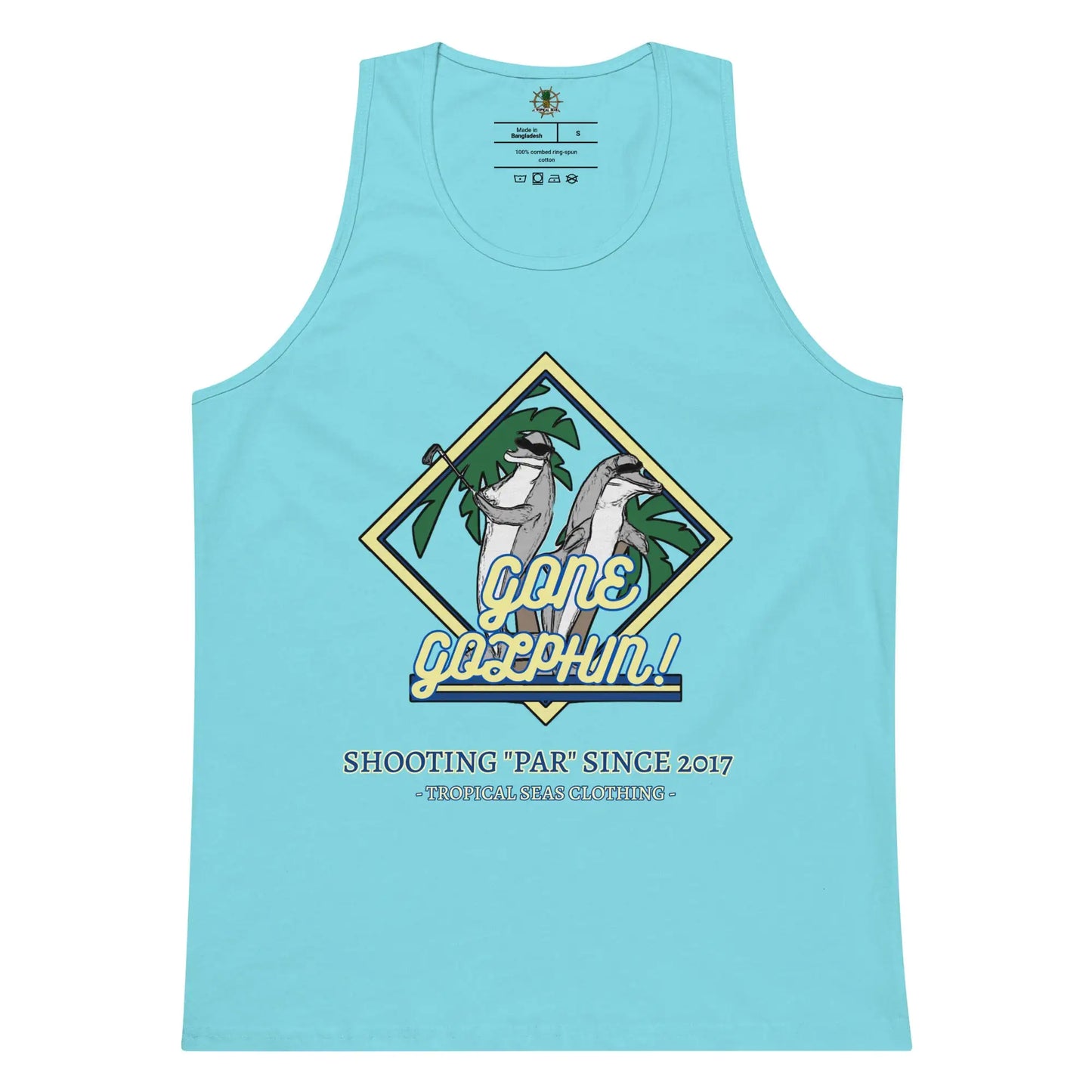 Men’s Premium Gone Golphin Tank Top