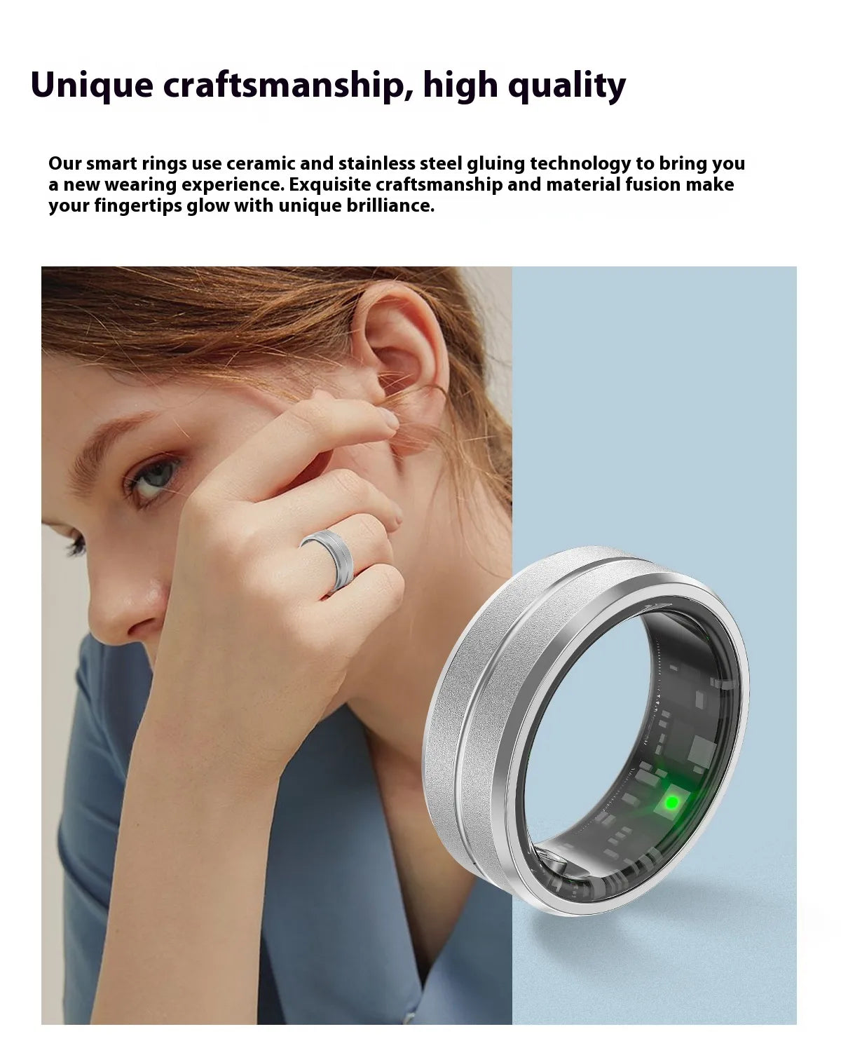 2024 Smart Ring - Tracker de salud y fitness