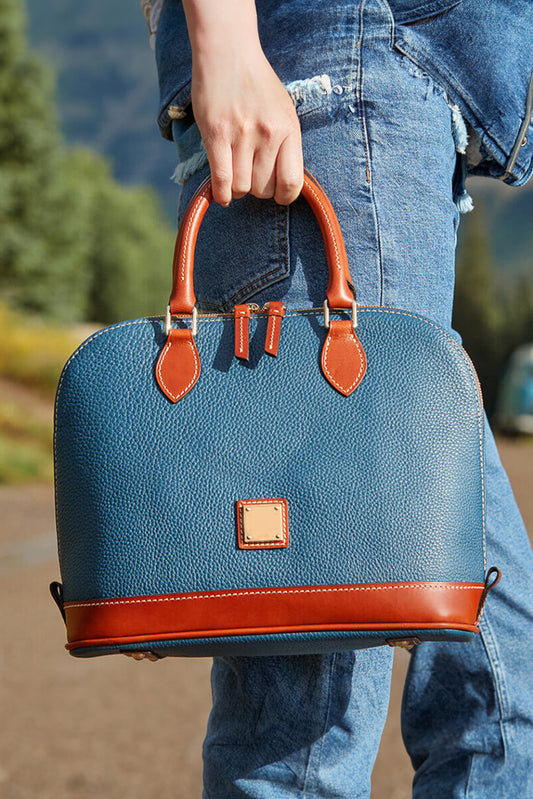 Bolso de cuero PU azul de ashleigh ashleigh