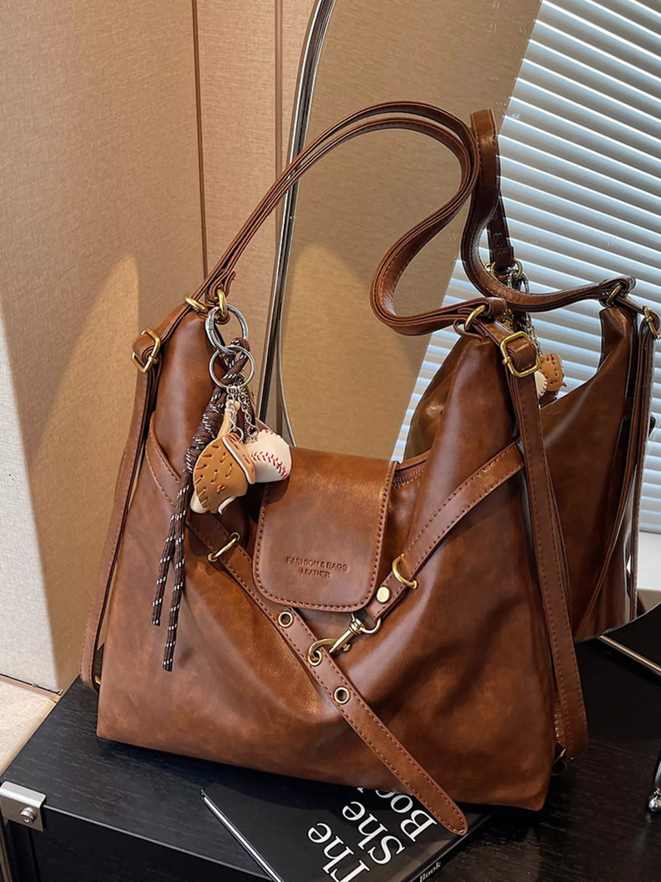 Adjustable Strap Convertible Bag - MAD RUFFI
