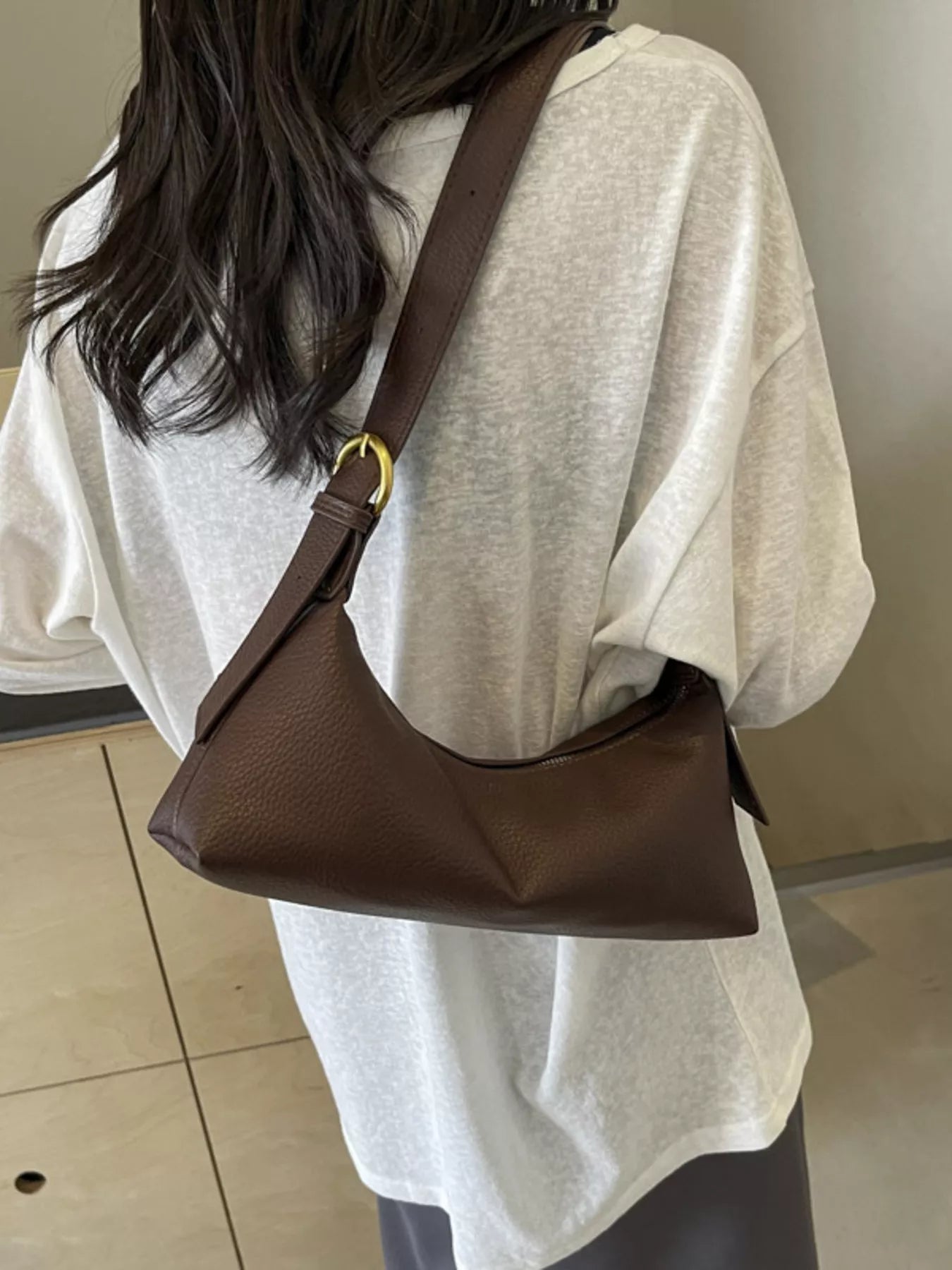 Adjustable Strap Crossbody Bag - MAD RUFFI