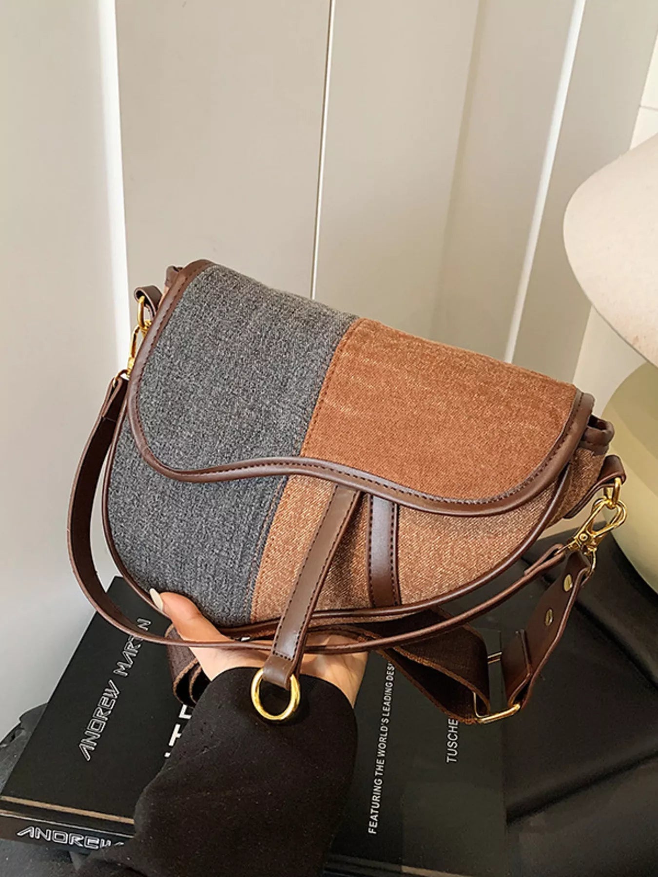 Adjustable Strap Crossbody Bag - MAD RUFFI