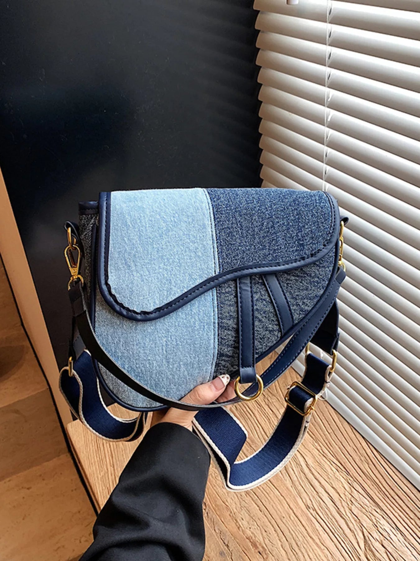 Adjustable Strap Crossbody Bag - MAD RUFFI