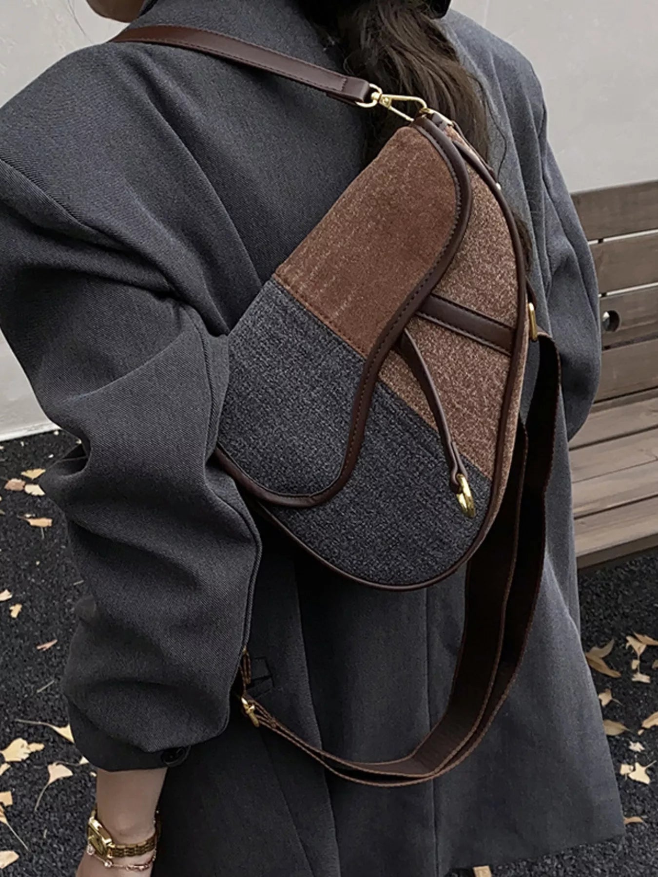 Adjustable Strap Crossbody Bag - MAD RUFFI