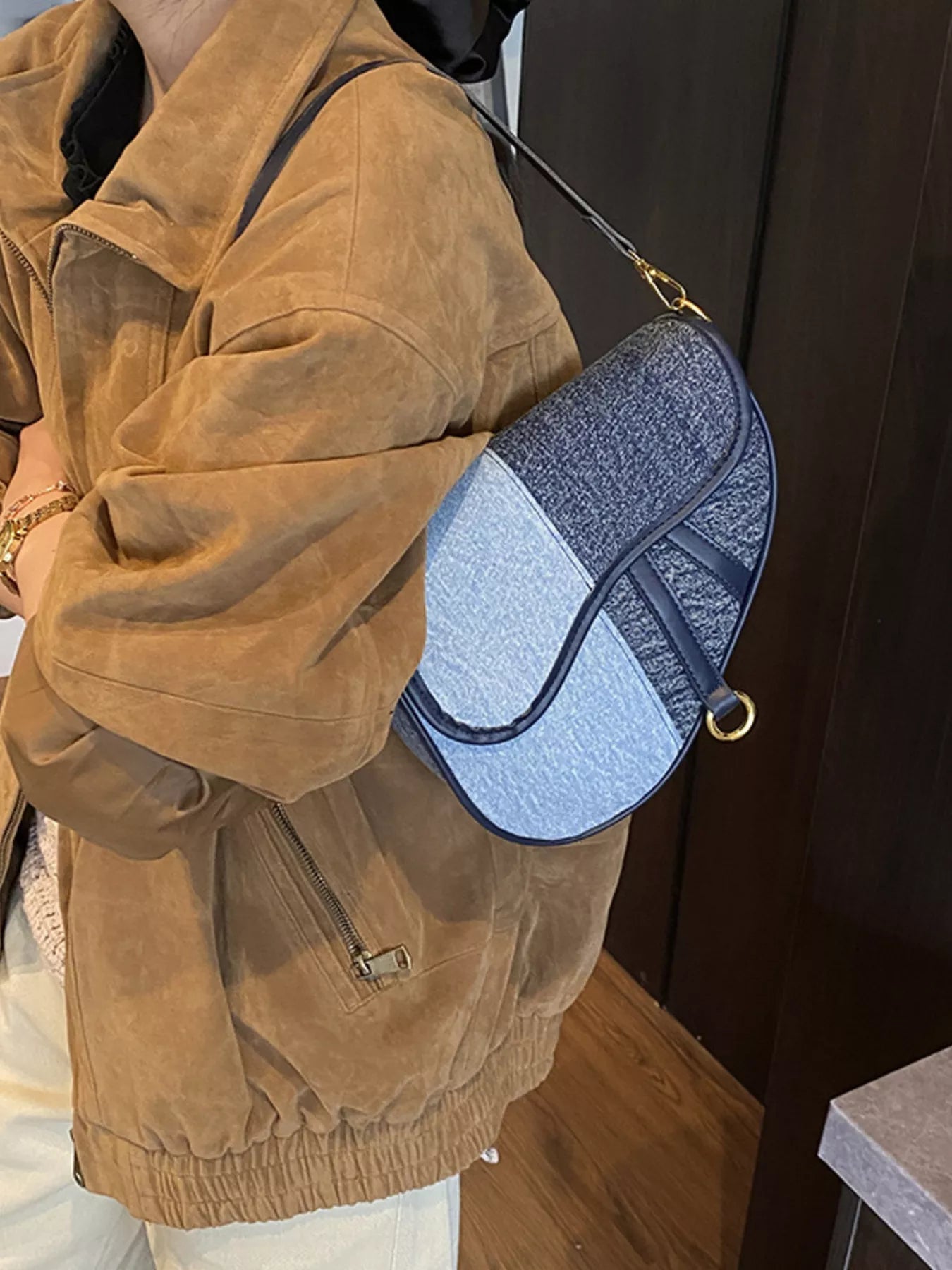 Adjustable Strap Crossbody Bag - MAD RUFFI