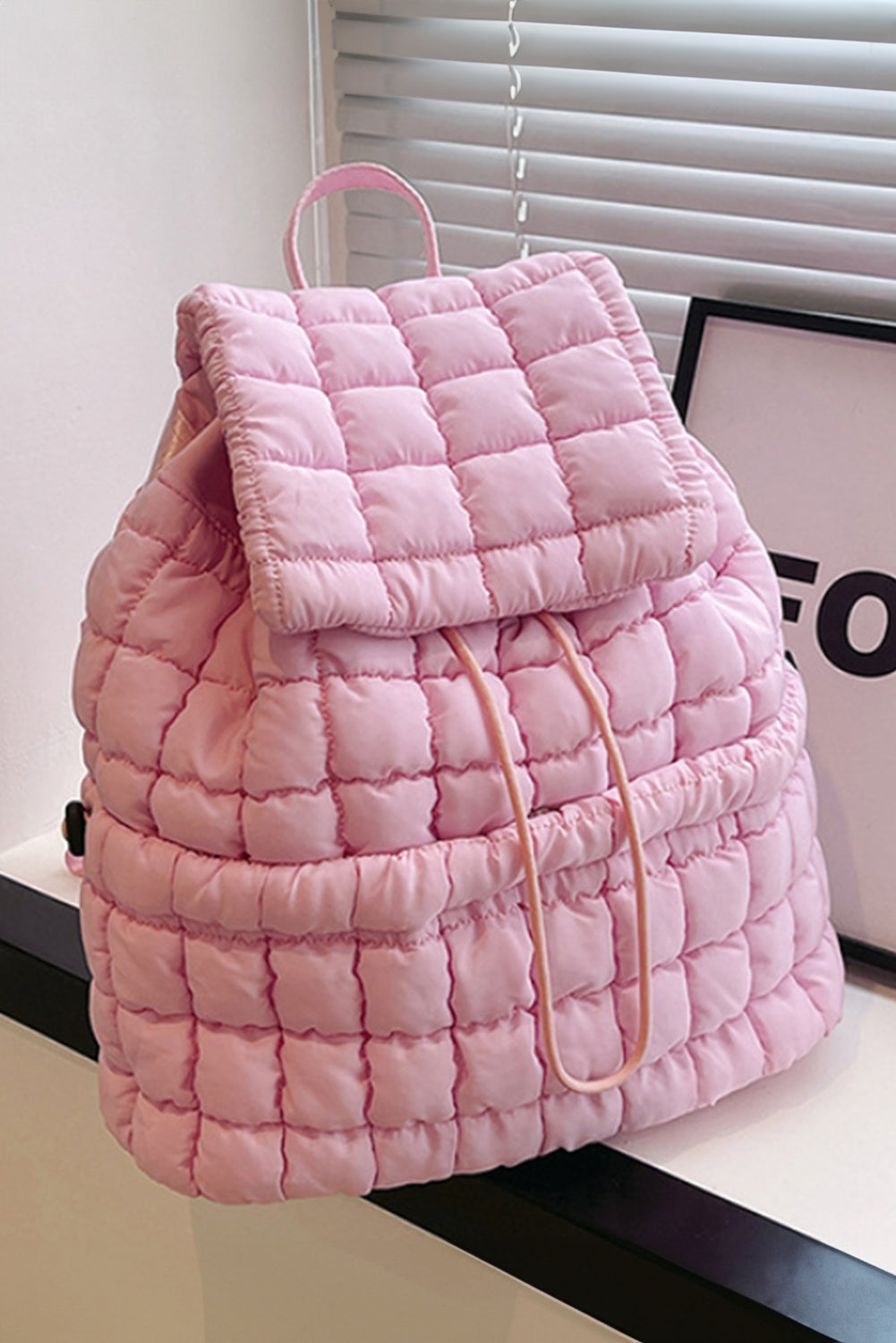 Backpack Puffer Puffer Flatted Cake Solid Ablass